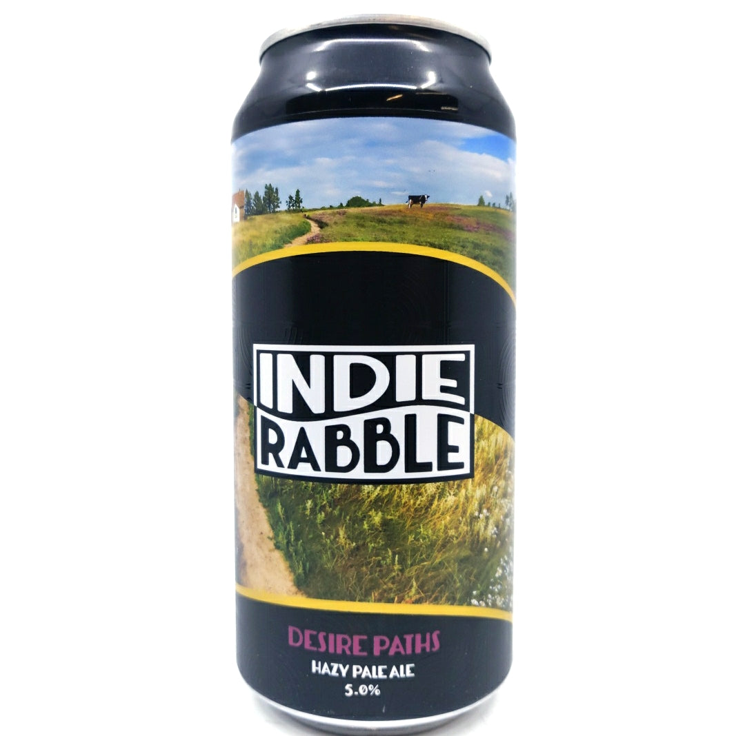 Indie Rabble Desire Paths Pale Ale 5% (440ml can)-Hop Burns & Black