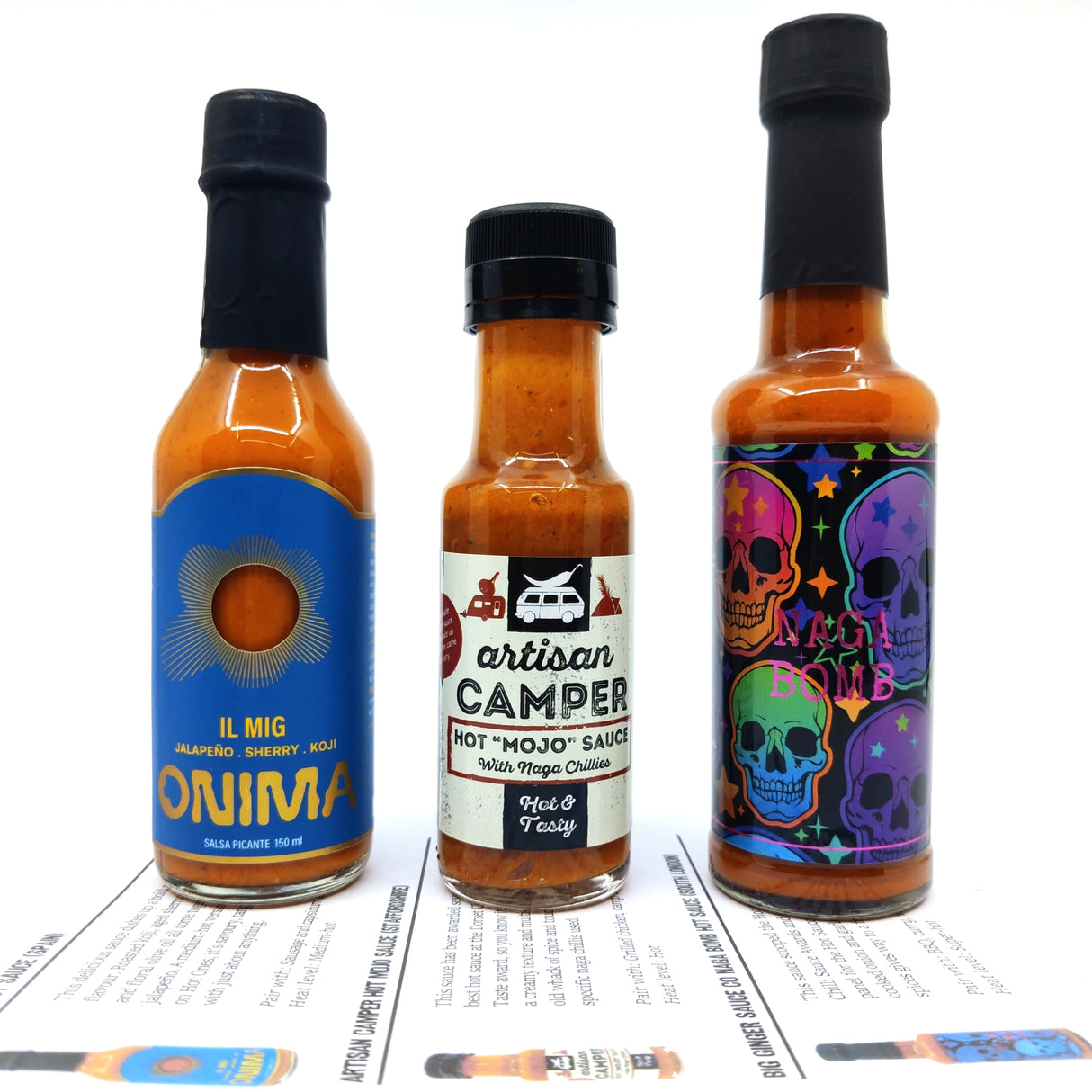 6 month quarterly (2 boxes) pre-paid - Burns Box GIFT hot sauce subscription-Hop Burns & Black