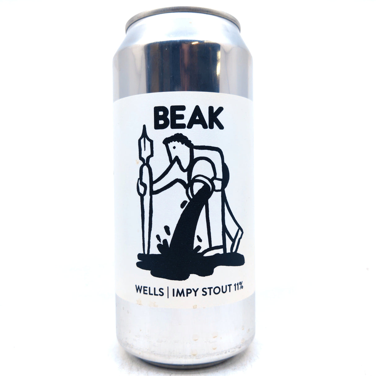 Beak Brewery Wells Impy Stout 11% (440ml can)-Hop Burns & Black