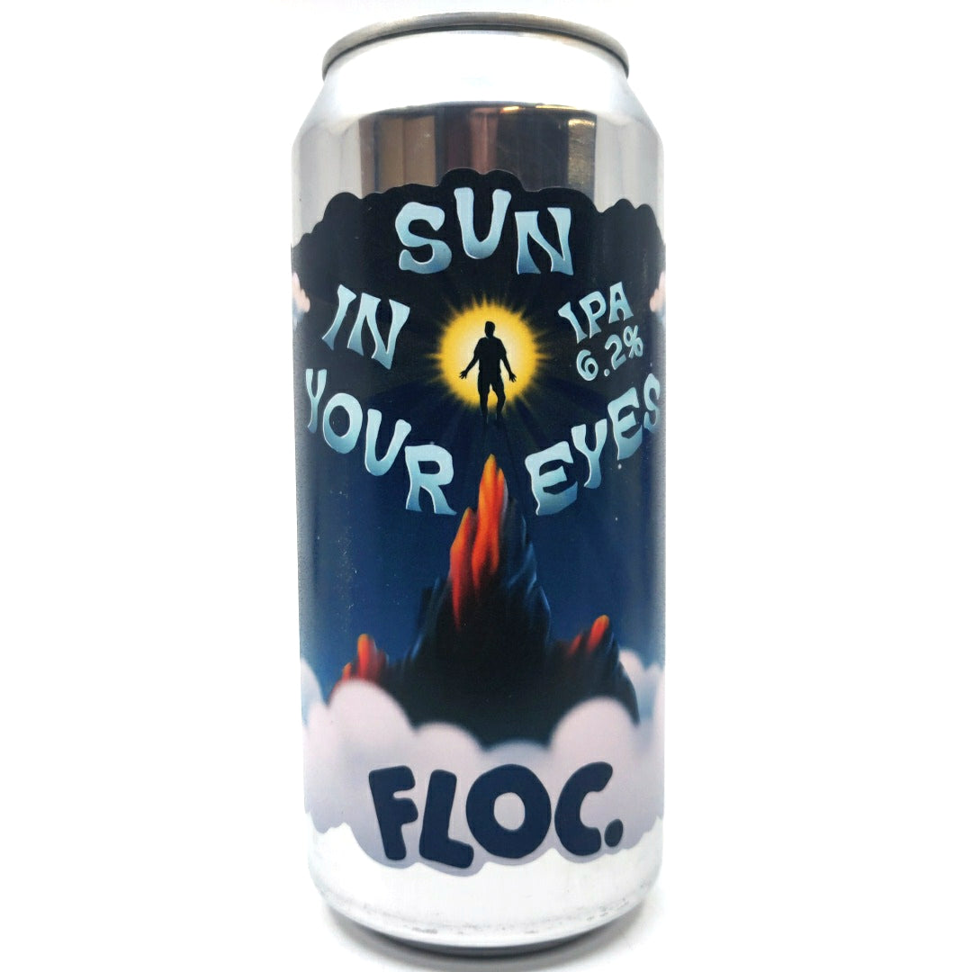 Floc Brewing Sun In Your Eyes IPA 6% (440ml can)-Hop Burns & Black