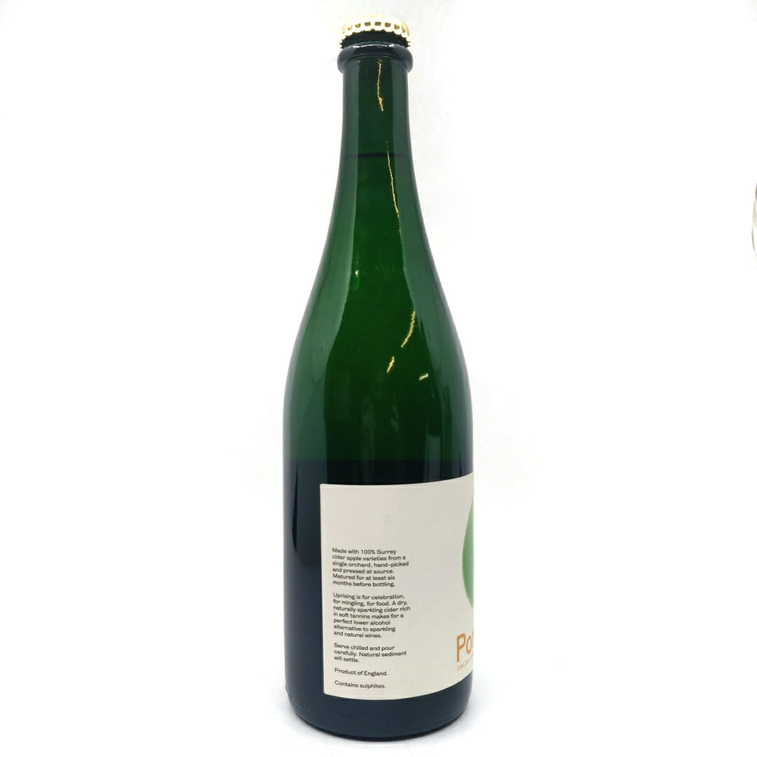 Pom Uprising Dry & Sparkling Cider 7.4% (750ml)-Hop Burns & Black