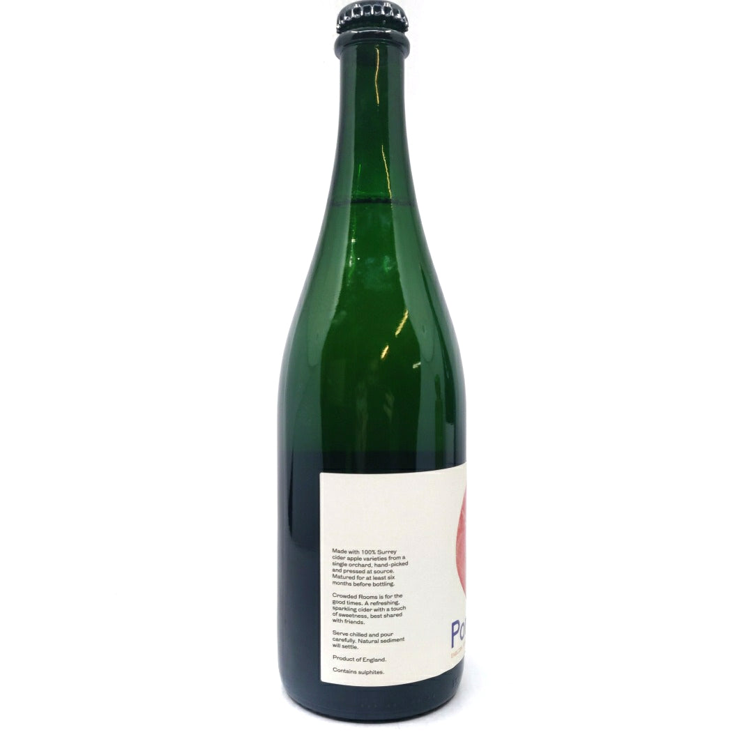 Pom Crowded Rooms Medium Dry & Sparking Cider 6.8% (750ml)-Hop Burns & Black