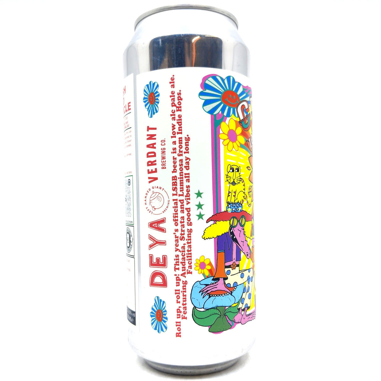 DEYA x Verdant Circus of the Sun Low Alc Pale Ale 0.5% (500ml can)-Hop Burns & Black
