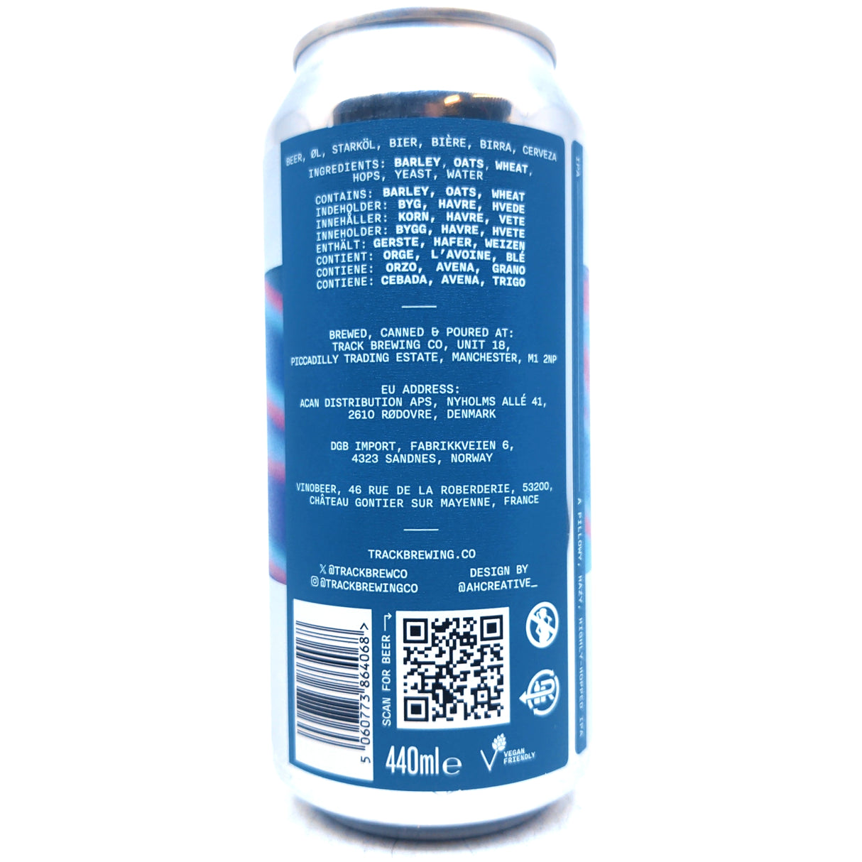 Track Always Bending IPA 6.8% (440ml can)-Hop Burns & Black