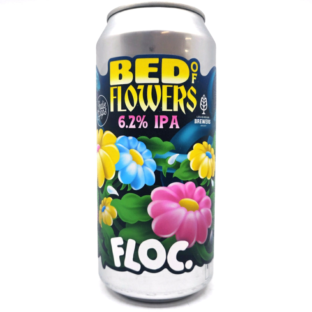 Floc Brewing Bed Of Flowers DDH IPA 6.2% (440ml can)-Hop Burns & Black