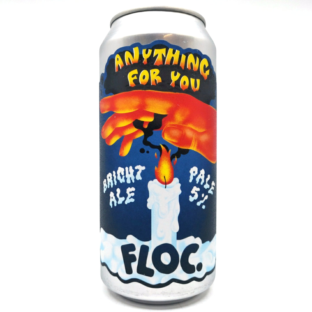 Floc Brewing Anything For You Bright Pale Ale 5% (440ml can)-Hop Burns & Black
