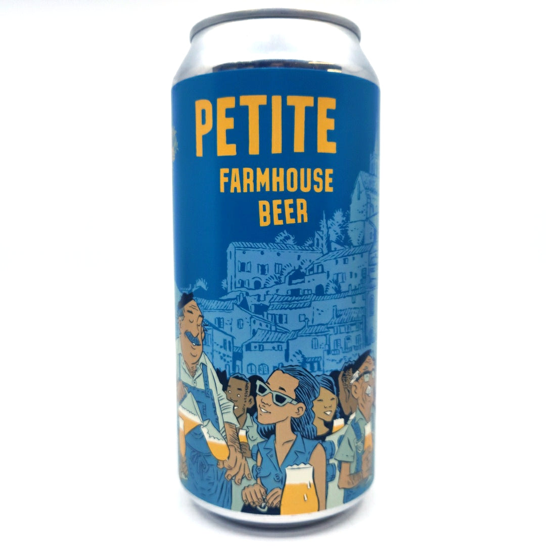 Burning Sky Petite Farmhouse Beer 3.4% (440ml can)-Hop Burns & Black