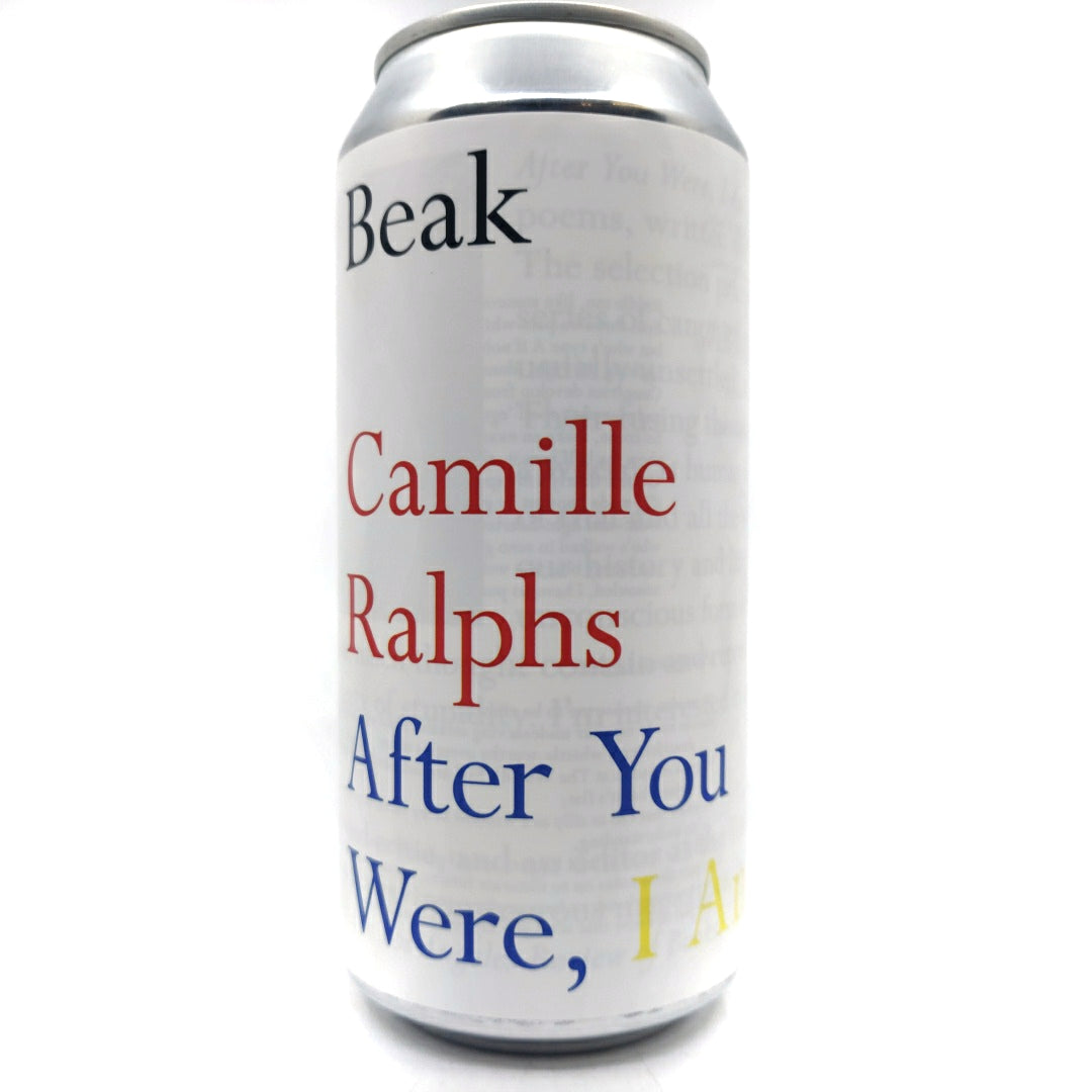 Beak Brewery x Faber & Faber After You Were, I am DDH Pale Ale 5.6% (440ml can)-Hop Burns & Black