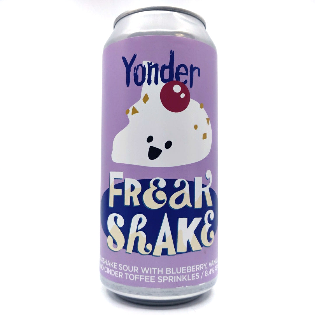 Yonder Blueberry Cinder Toffee Freak Shake Pastry Sour 8.4% (440ml can)-Hop Burns & Black