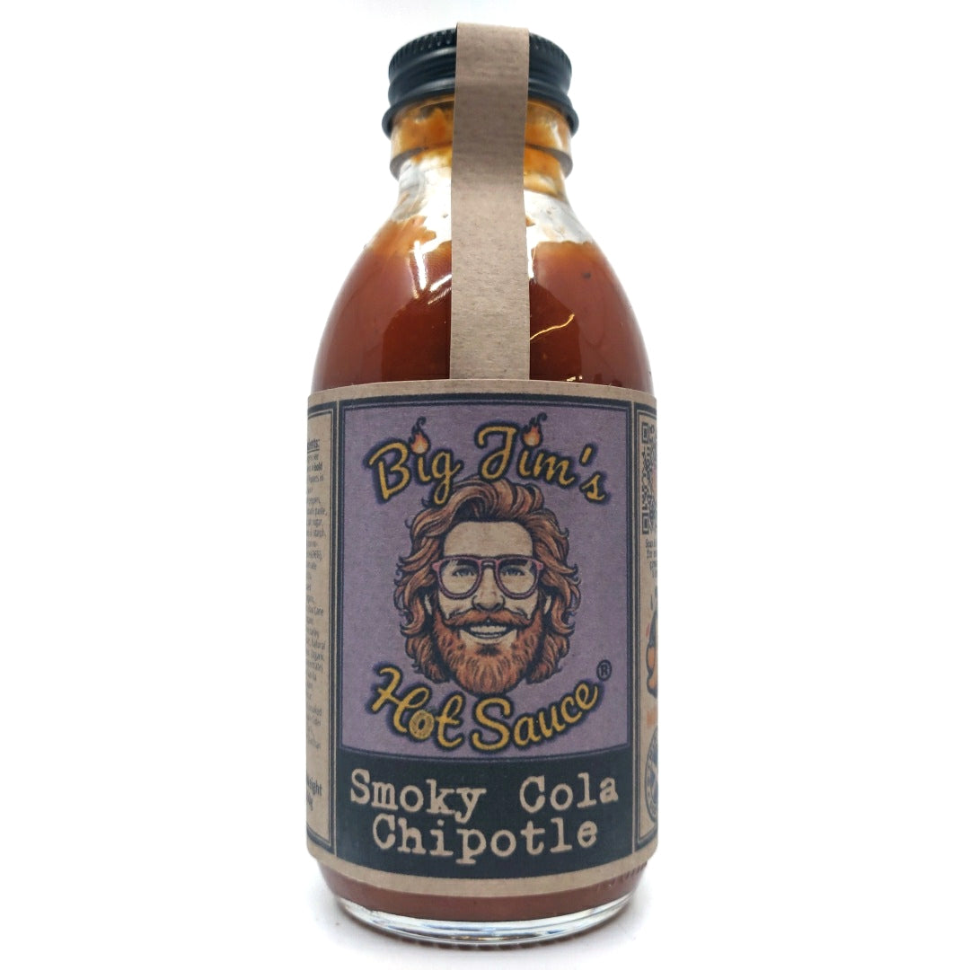 Big Jim's Smoky Cola Chipotle Hot Sauce (150g)-Hop Burns & Black