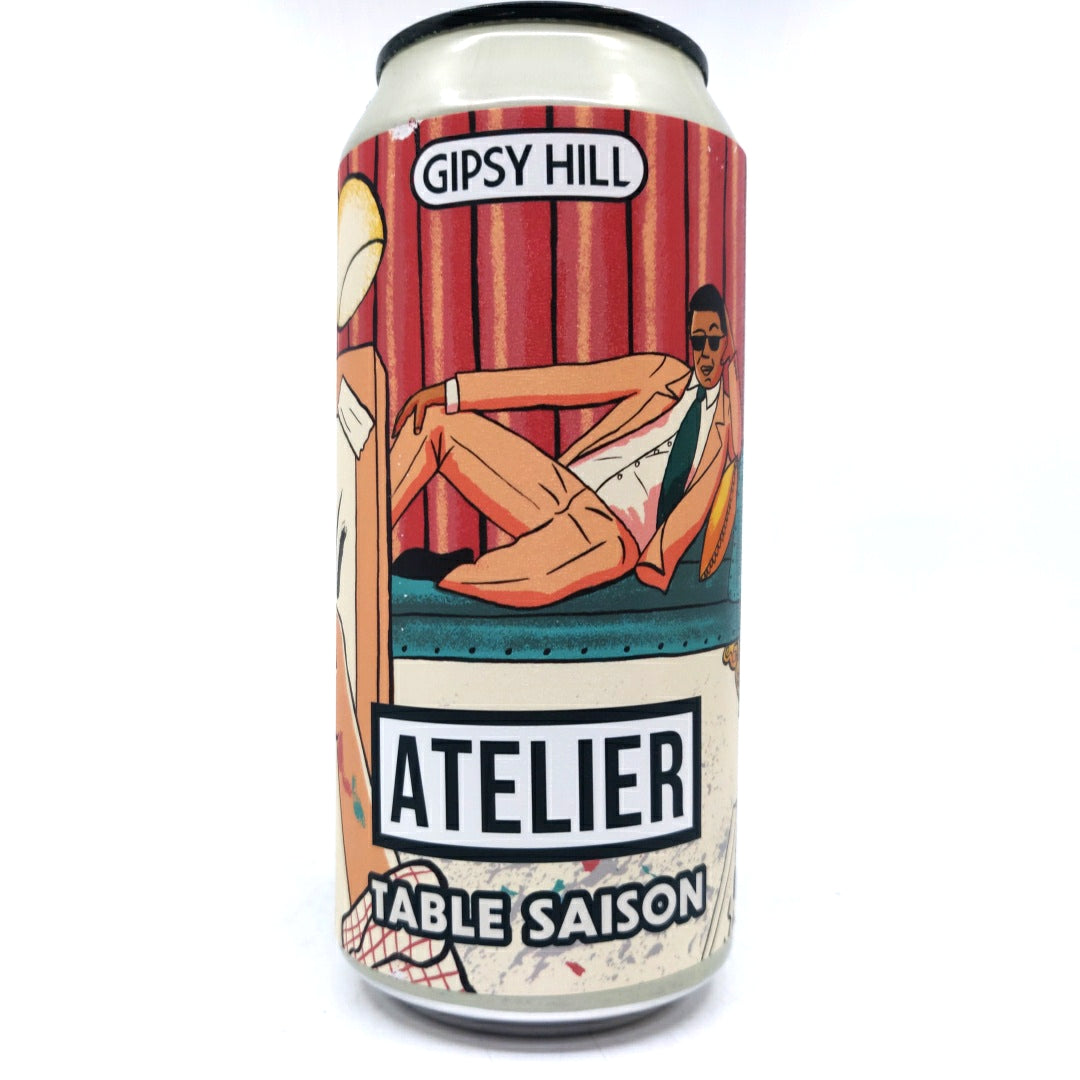 Gipsy Hill Atelier Table Saison 2.6% (440ml can)-Hop Burns & Black