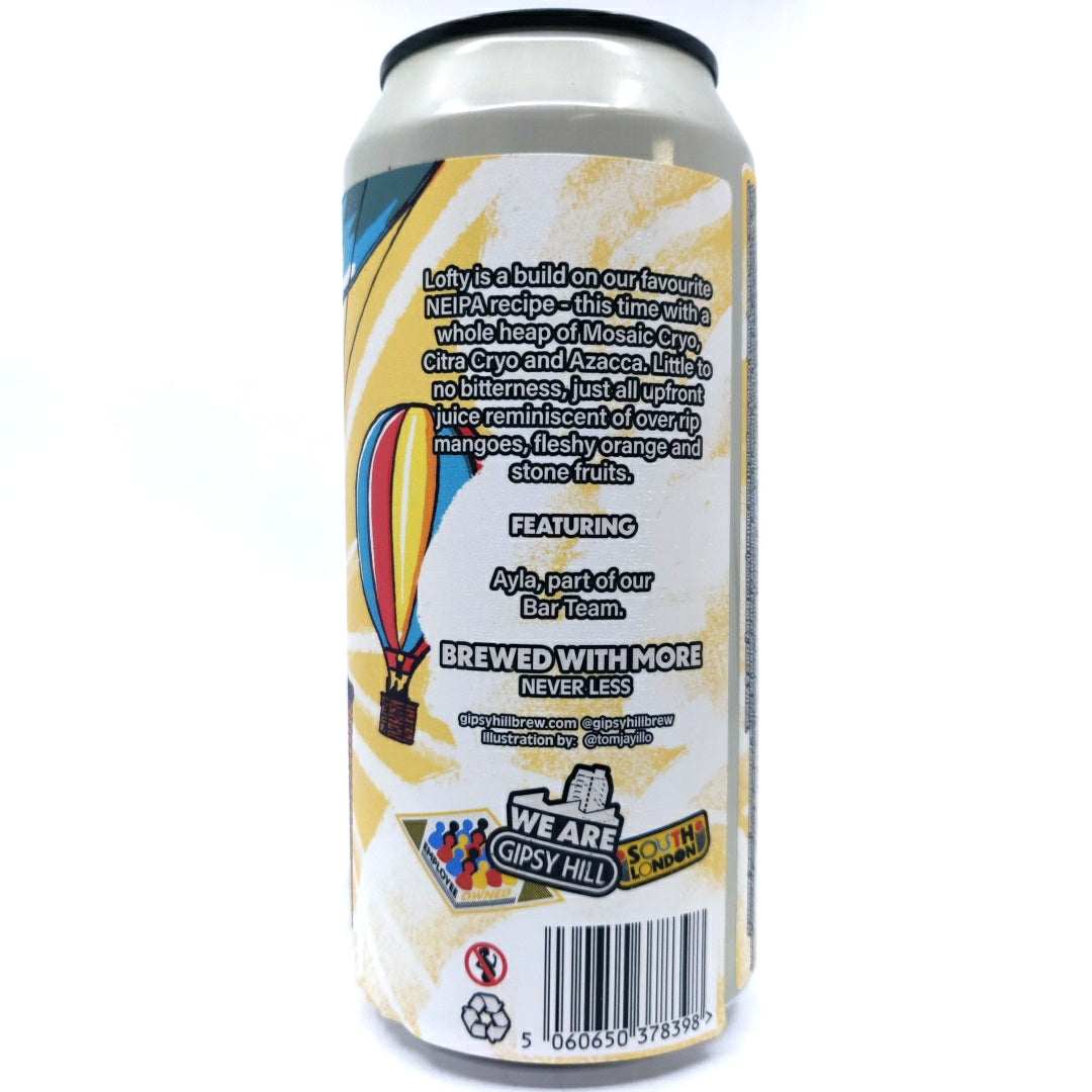 Gipsy Hill Lofty New England IPA 5.5% (440ml can)-Hop Burns & Black
