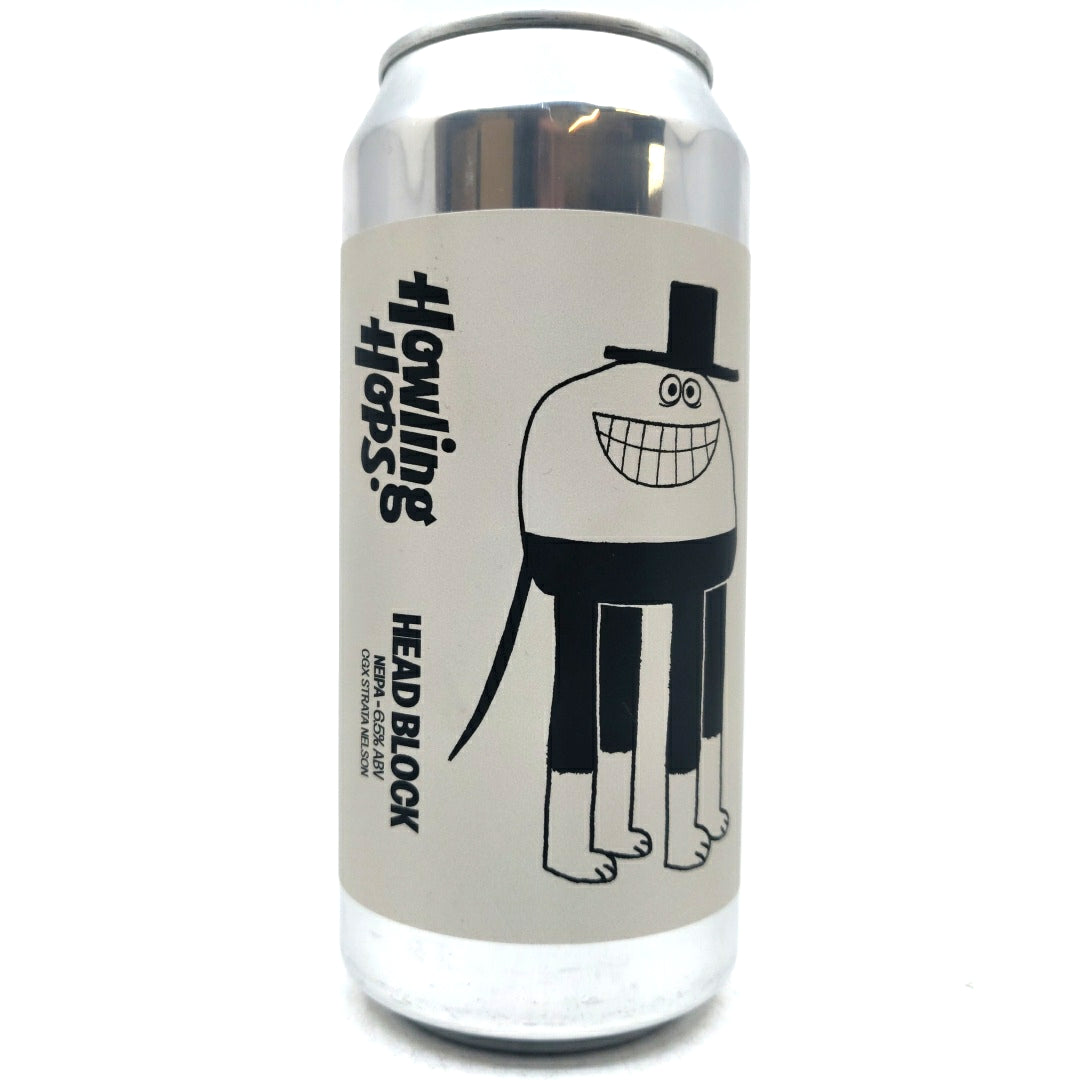 Howling Hops x Siren Head Block New England IPA 6.5% (440ml can)-Hop Burns & Black