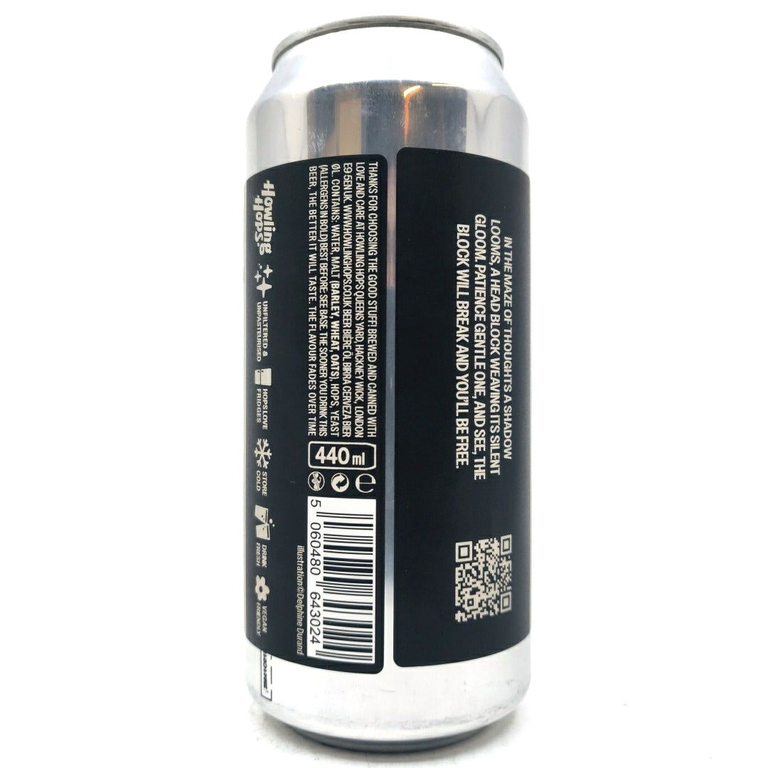 Howling Hops x Siren Head Block New England IPA 6.5% (440ml can)-Hop Burns & Black