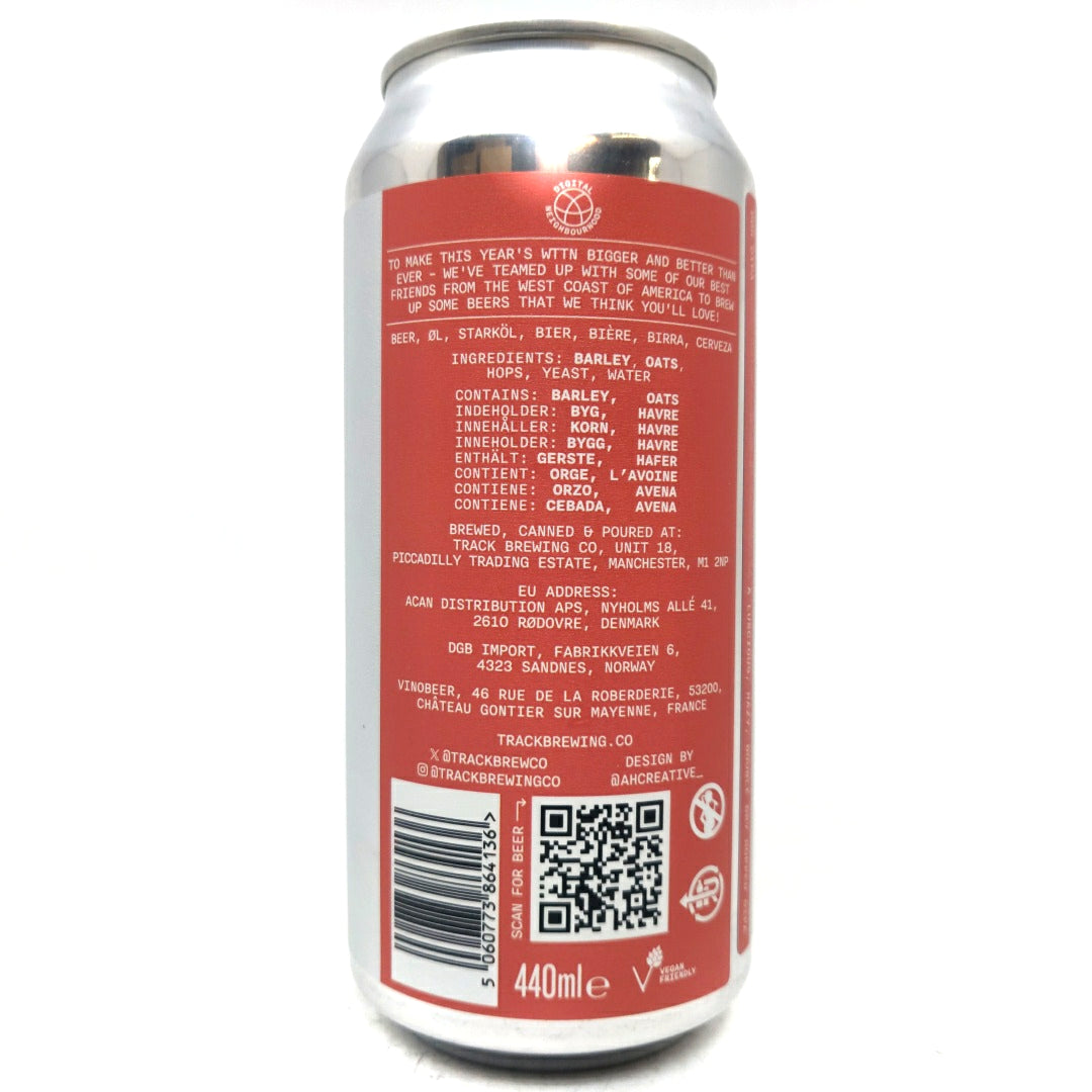 Track x Everywhere Streetside Double IPA 8.2% (440ml can)-Hop Burns & Black