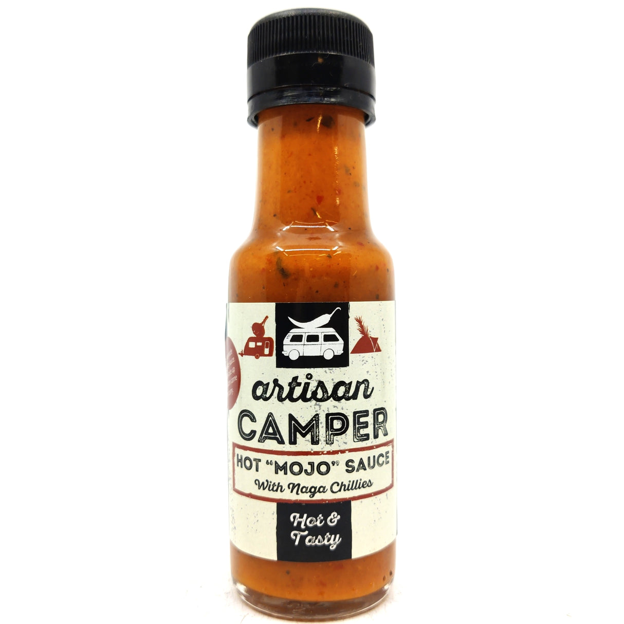 Artisan Camper Hot Mojo Sauce (100ml)-Hop Burns & Black