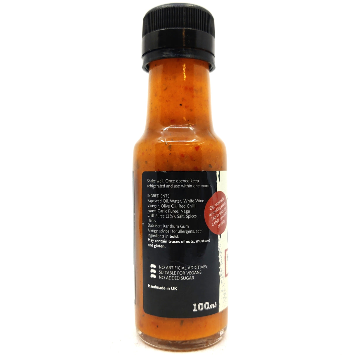 Artisan Camper Hot Mojo Sauce (100ml)-Hop Burns & Black