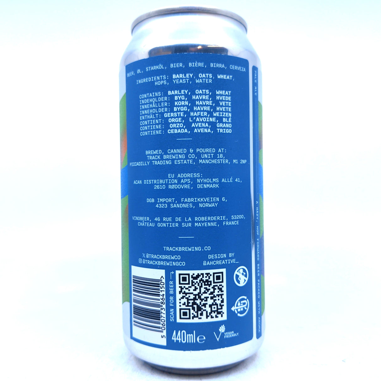 Track In The Open Pale Ale 4% (440ml can)-Hop Burns & Black
