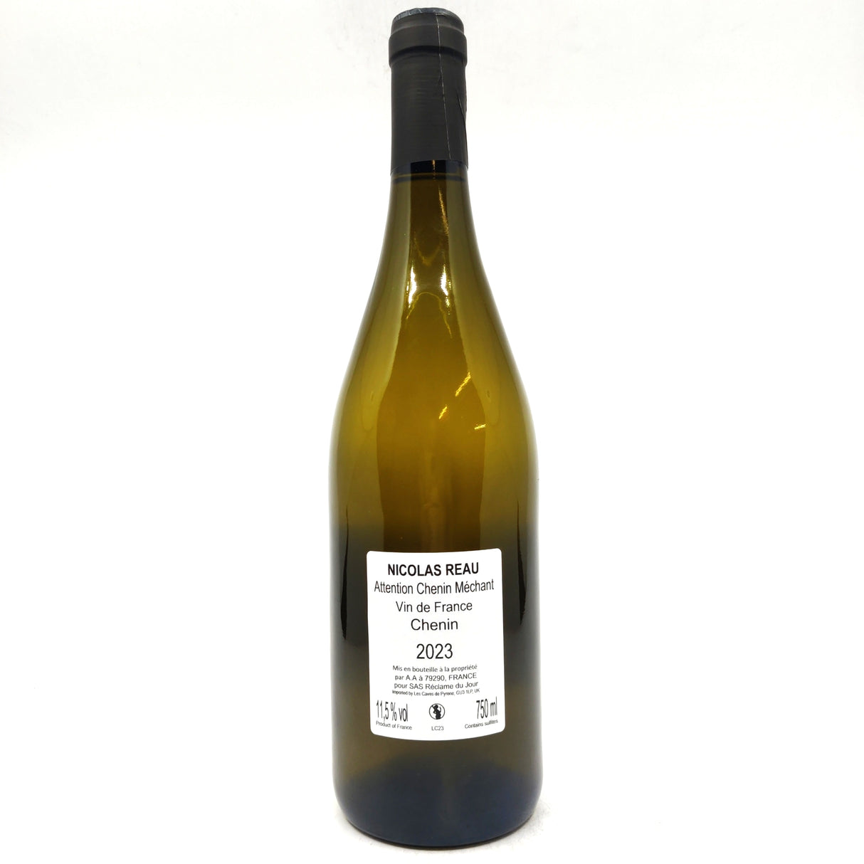Nicolas Reau Attention Chenin Mechant 2023 11.5% (750ml)-Hop Burns & Black