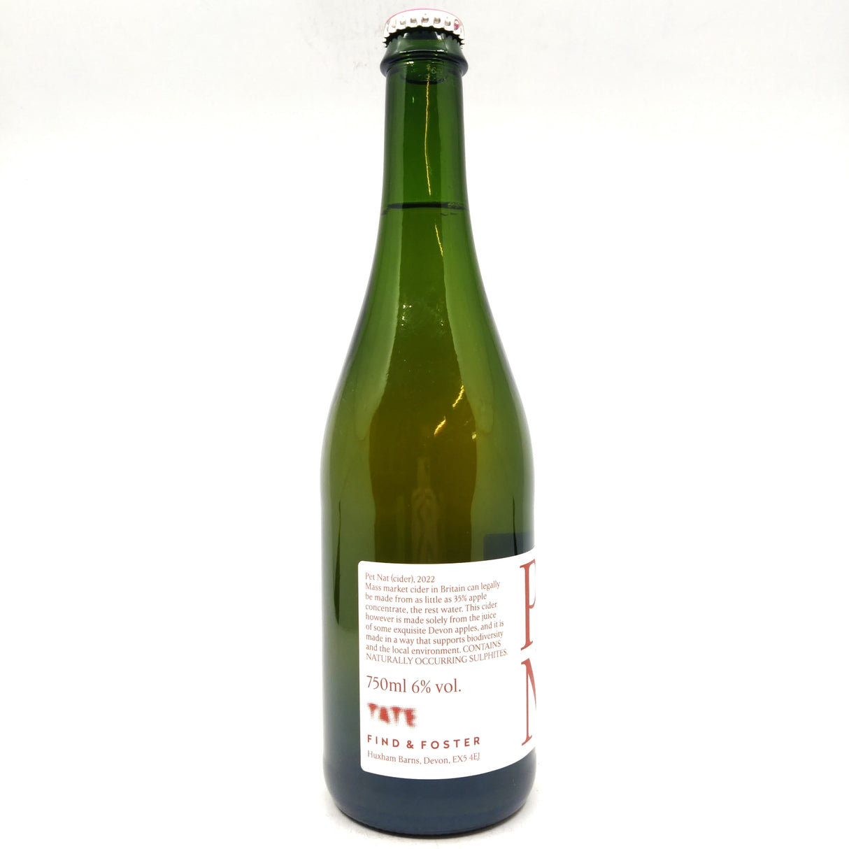 Find & Foster x TATE Pet Nat Cider 2022 6% (750ml)-Hop Burns & Black