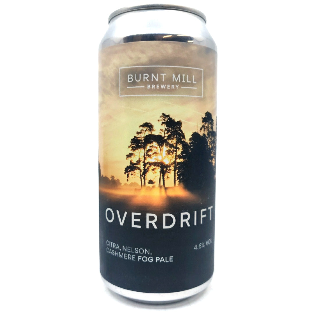 Burnt Mill Overdrift Pale Ale 4.6% (440ml can)-Hop Burns & Black