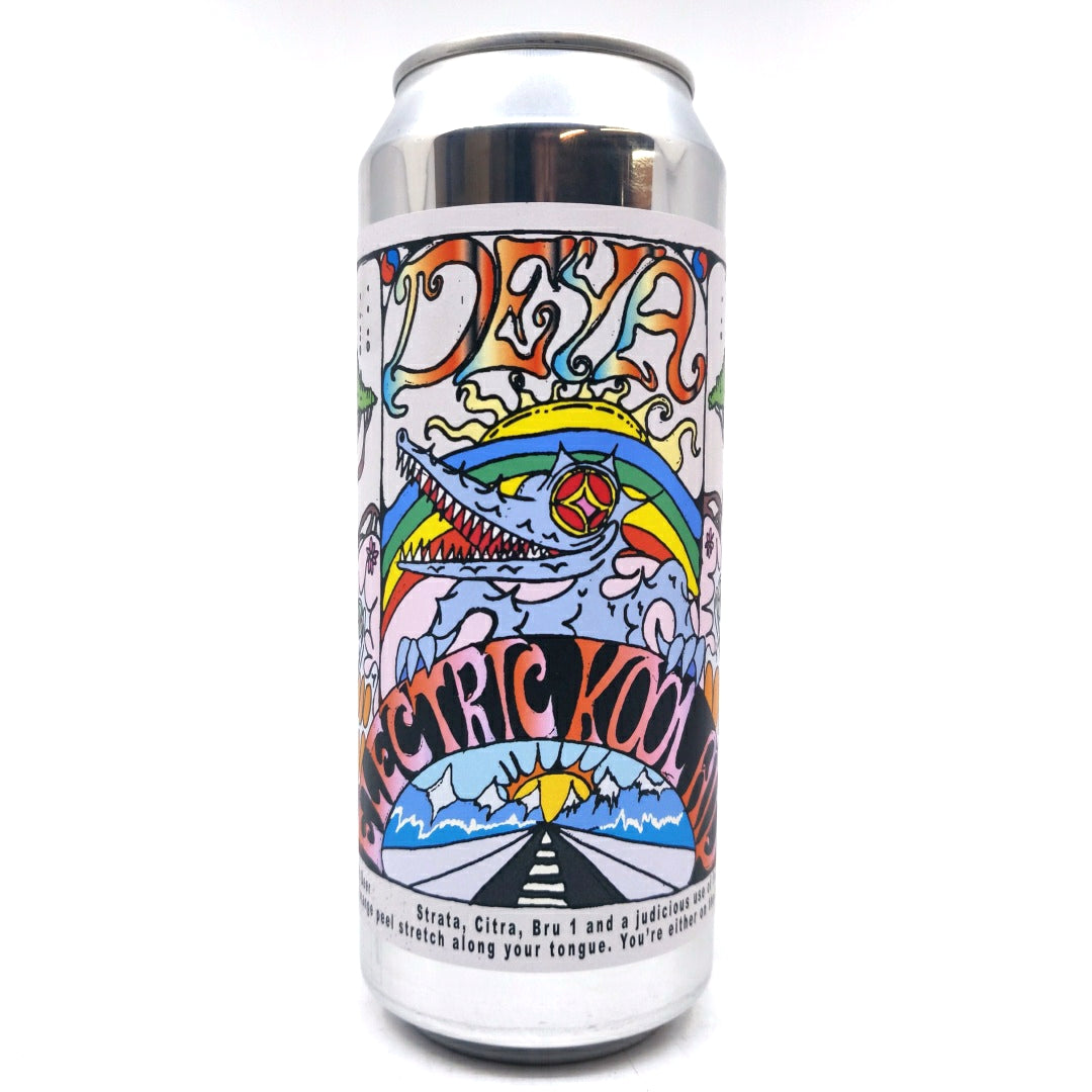 DEYA Electric Kool Aid Dry Hopped Wit Beer 4.7% (500ml can)-Hop Burns & Black