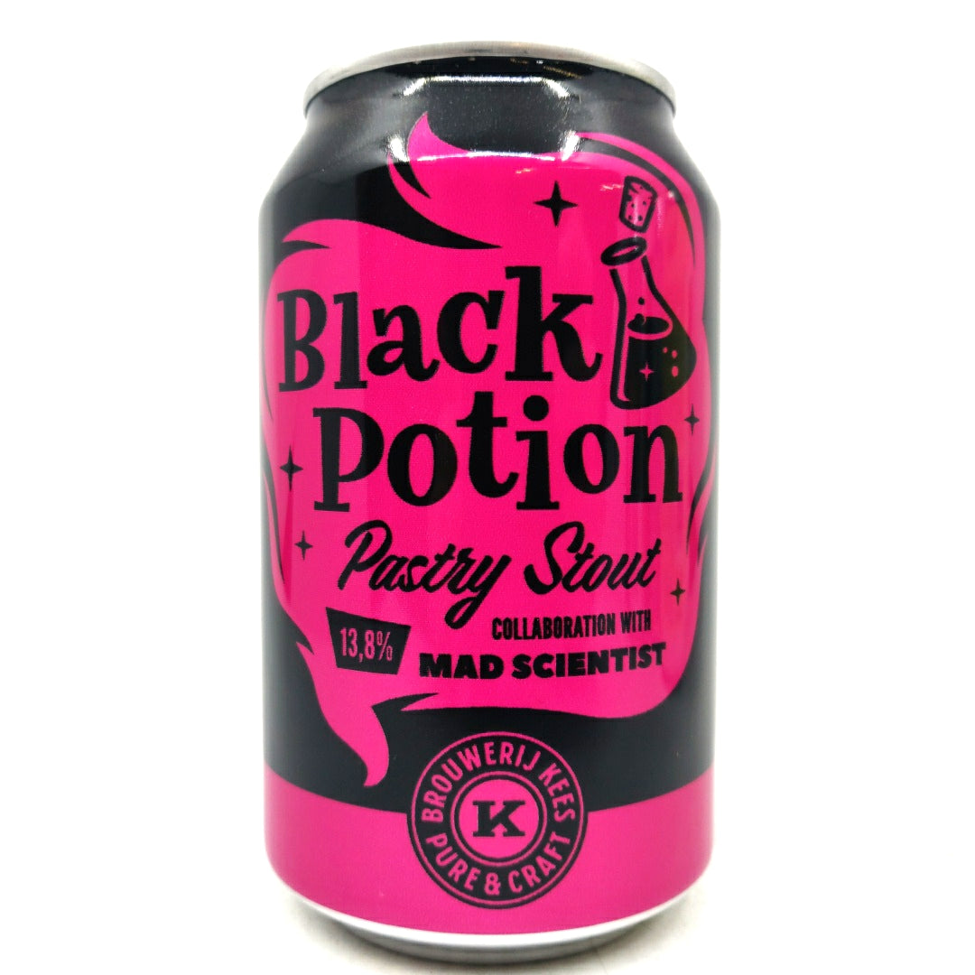 Kees Black Potion Pastry Stout 13.8% (440ml can)-Hop Burns & Black