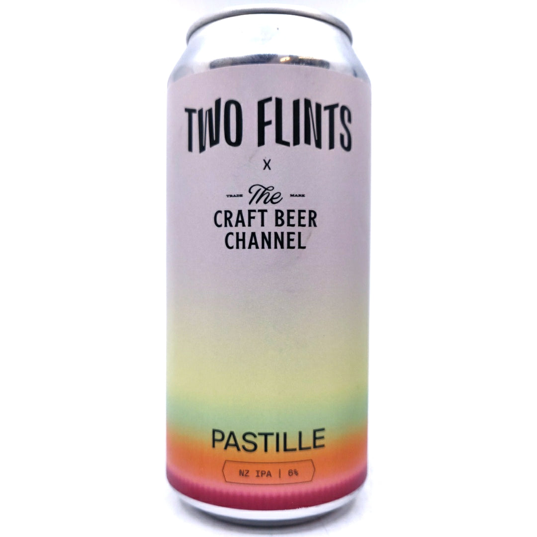 Two Flints x Craft Beer Hour Pastille NZ IPA 6% (440ml can)-Hop Burns & Black
