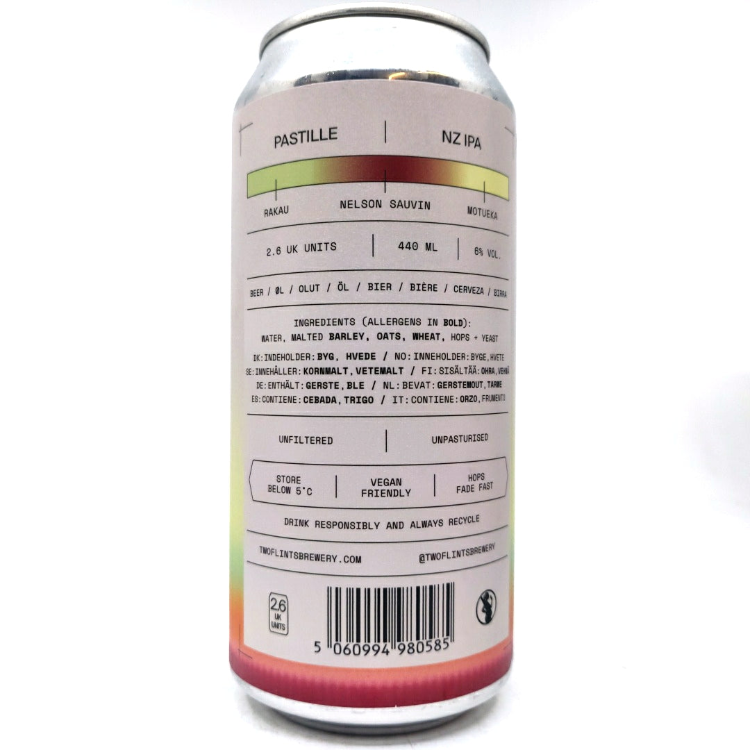 Two Flints x Craft Beer Hour Pastille NZ IPA 6% (440ml can)-Hop Burns & Black