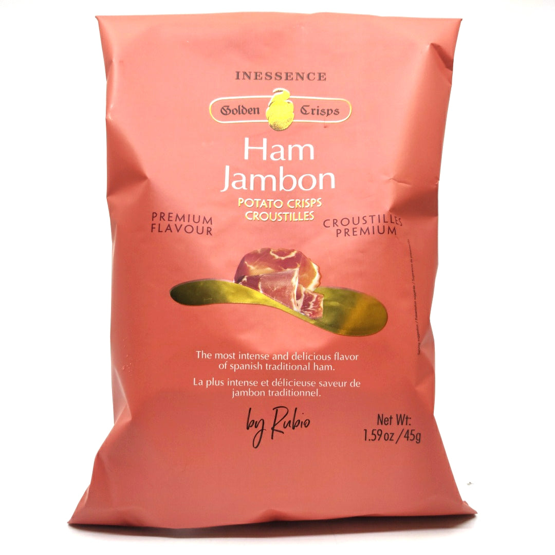 Inessence Iberian Ham Potato Crisps (45g)-Hop Burns & Black