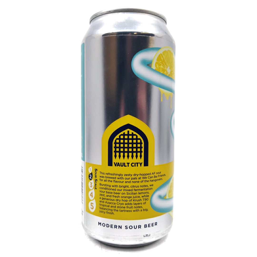 Vault City x We Can Be Friends Cloudy Krush Alcohol Free Sour 0.5% (440ml can)-Hop Burns & Black