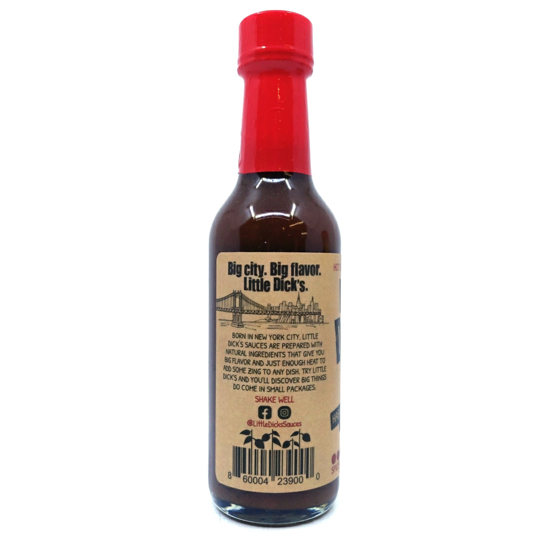 Little Dick's Habanero Peach Hot Sauce (148ml)-Hop Burns & Black