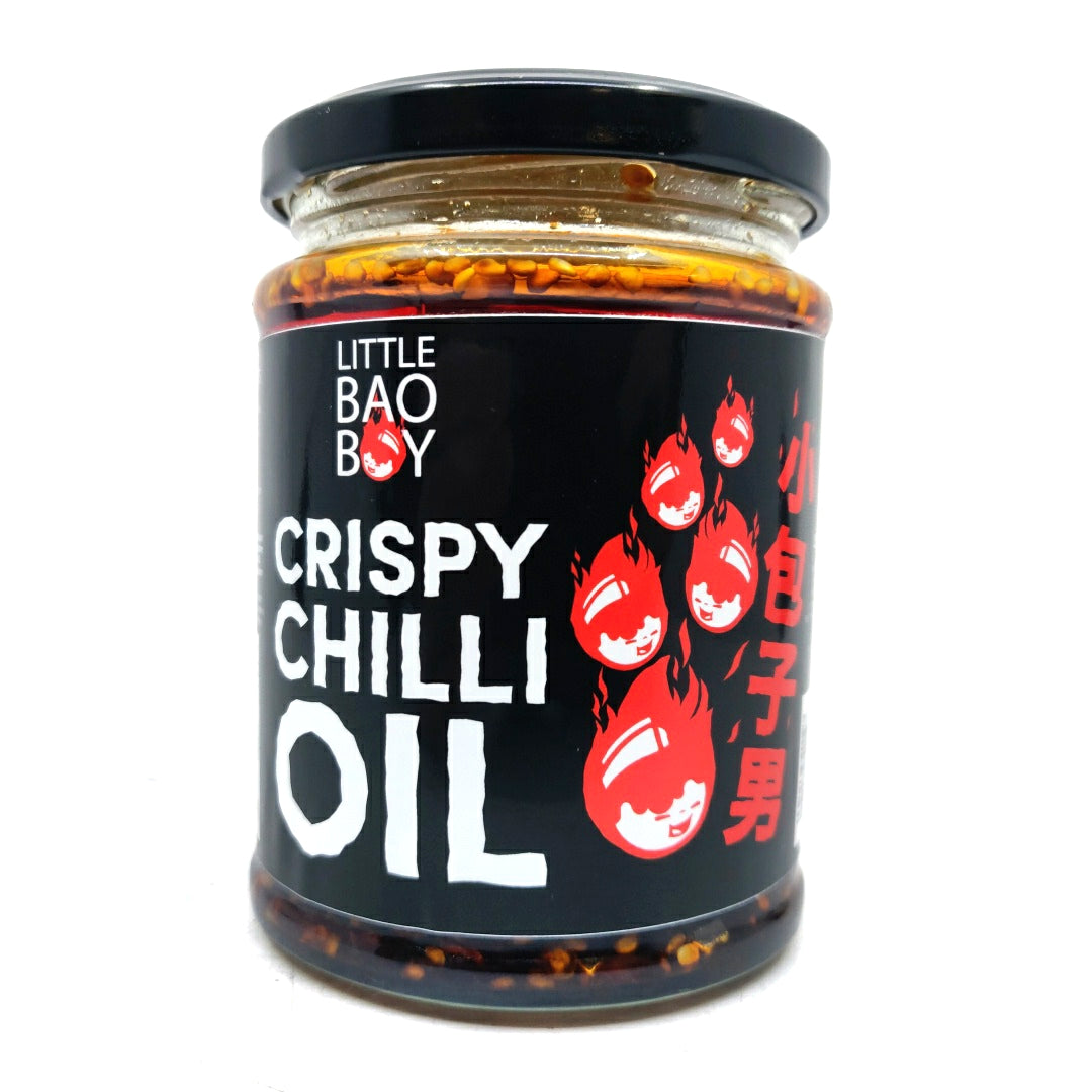 Thiccc Sauce x Little Bao Boy Crispy Chilli Oil (260g)-Hop Burns & Black