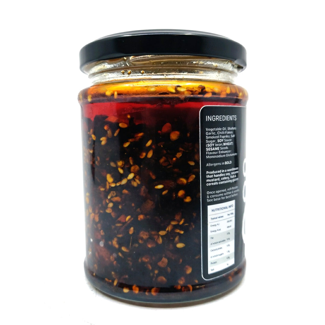 Thiccc Sauce x Little Bao Boy Crispy Chilli Oil (260g)-Hop Burns & Black
