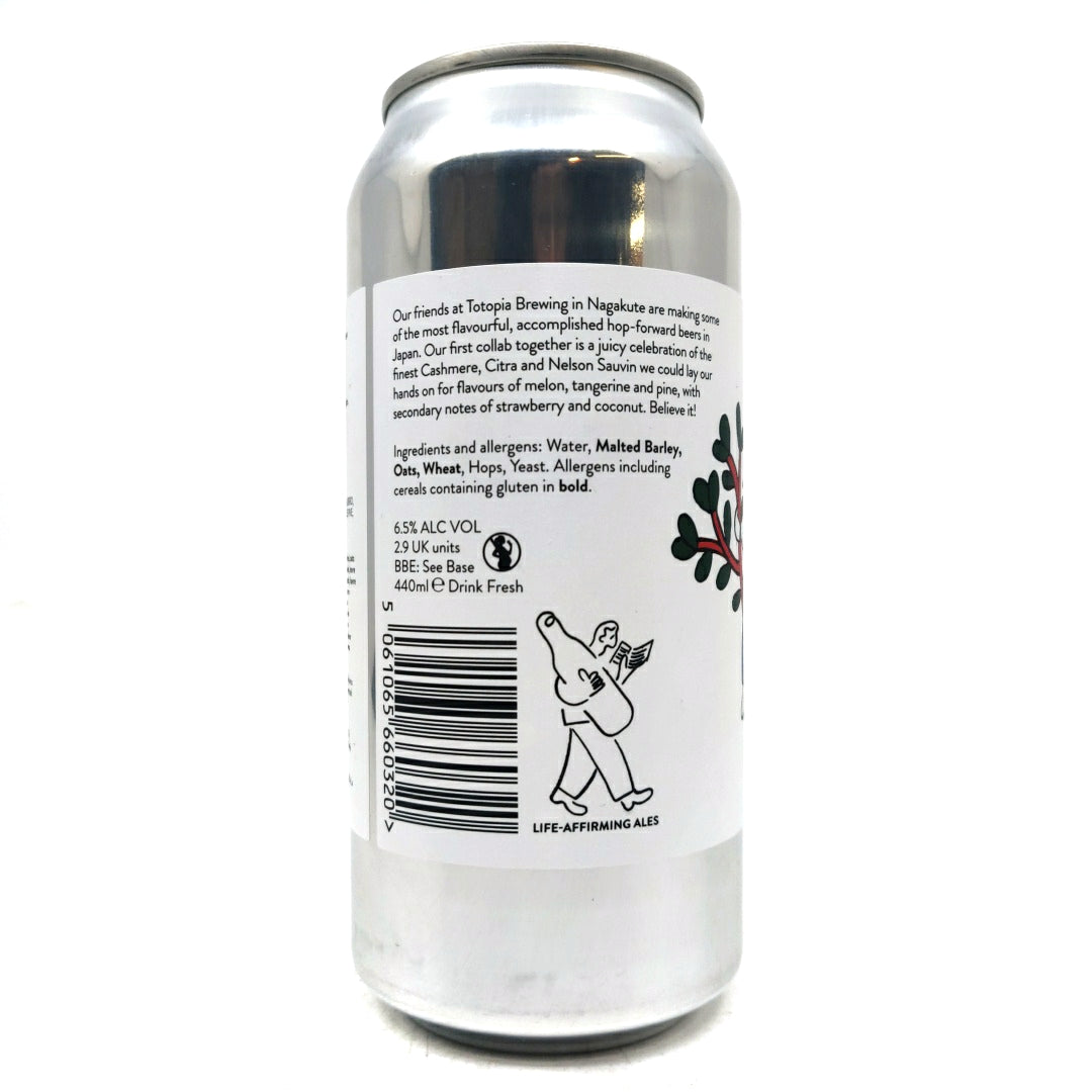 Beak Brewery x Totopia Eda IPA 6.5% (440ml can)-Hop Burns & Black