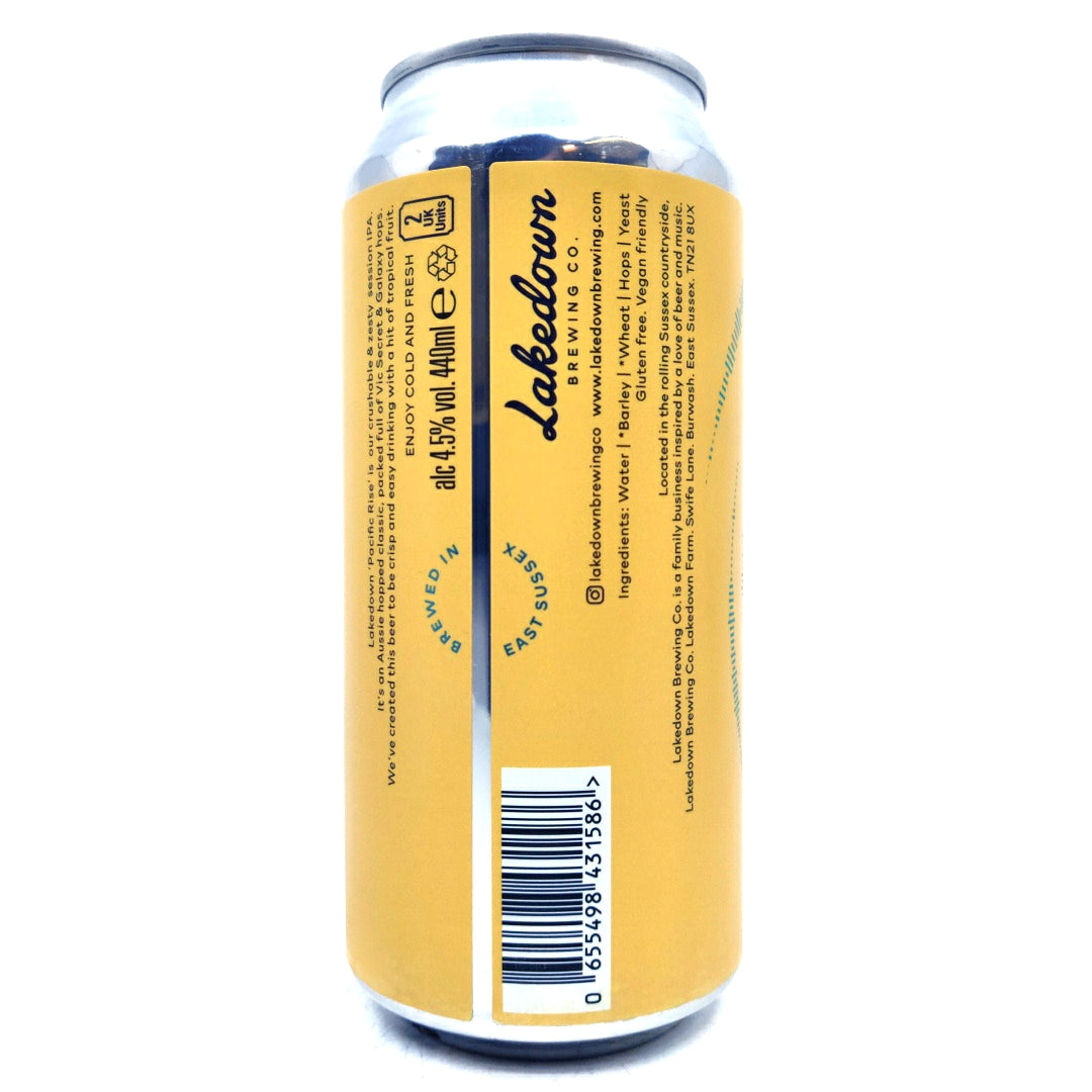 Lakedown Pacific Rise Session IPA 4.5% (440ml can)-Hop Burns & Black