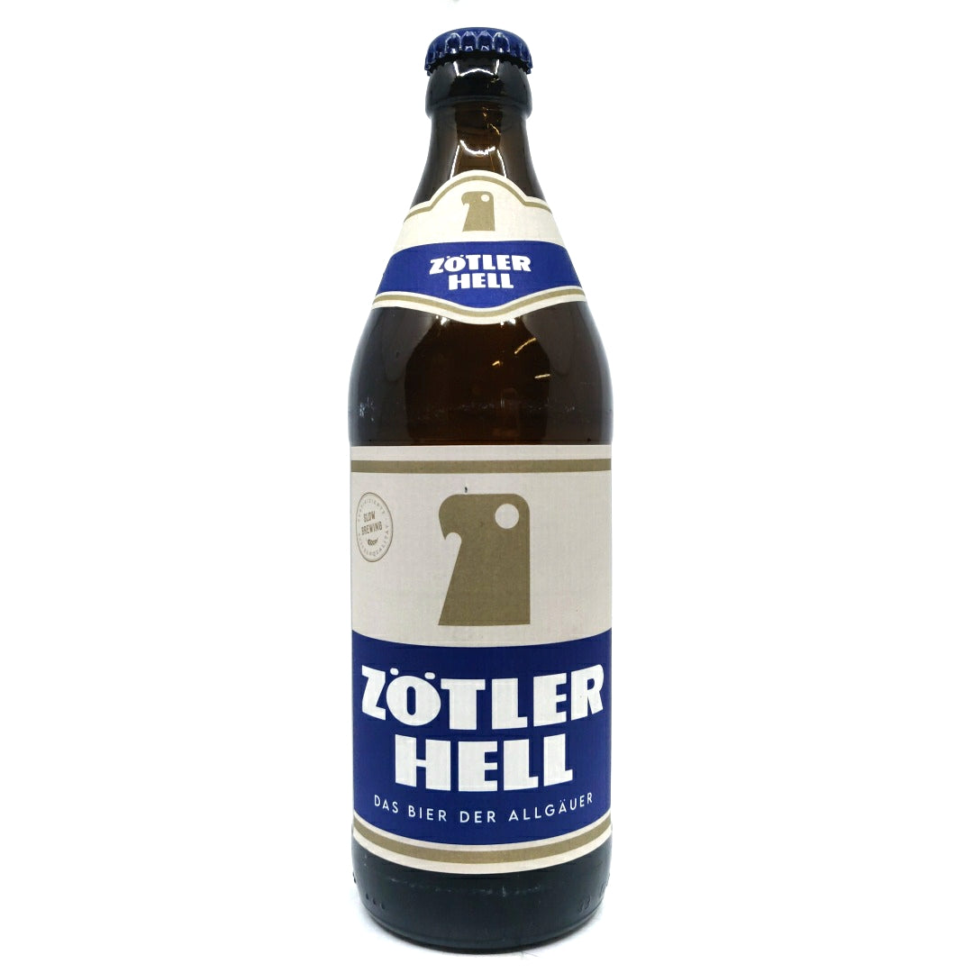 Zotler Bayerisch Hell 4.8% (500ml)-Hop Burns & Black