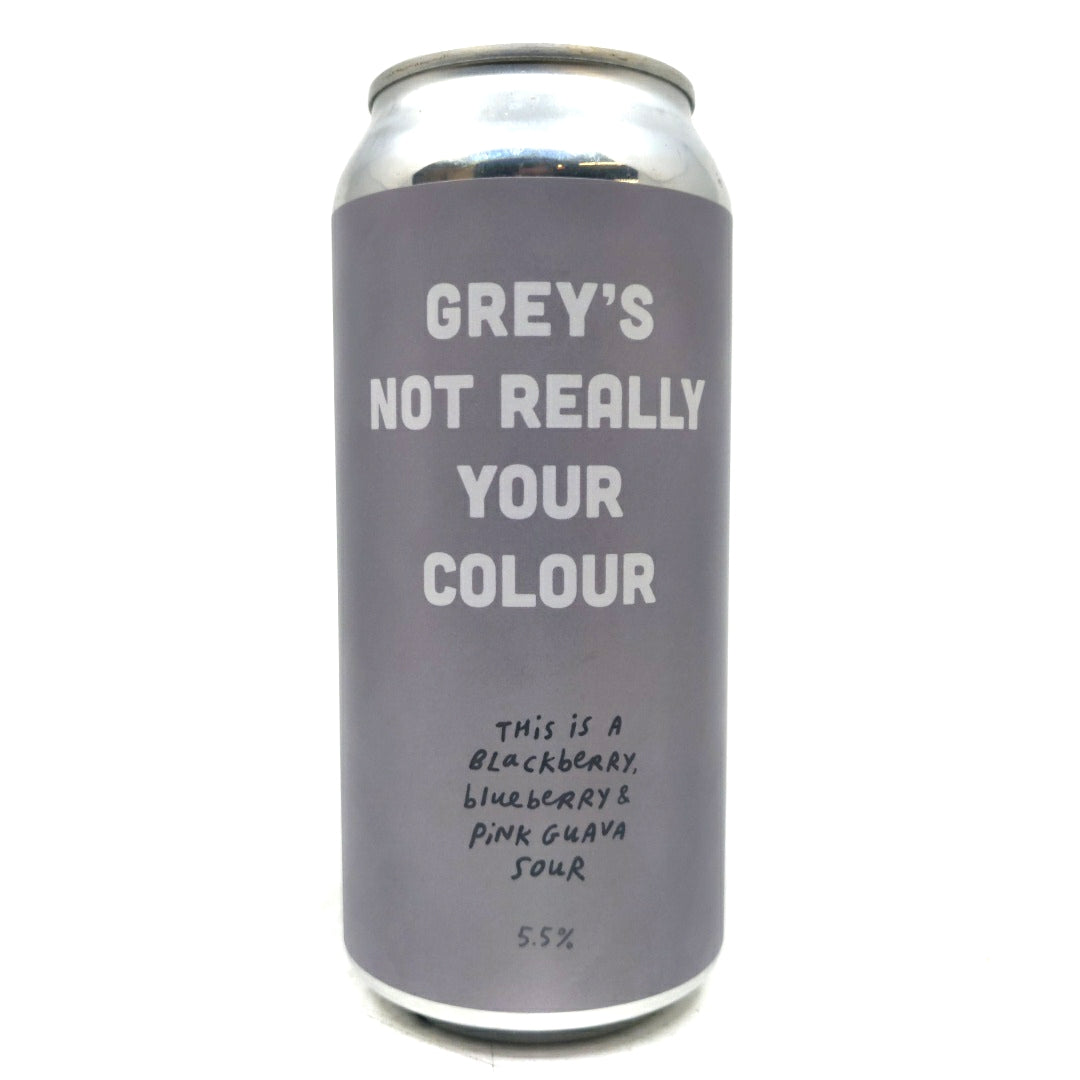 Pretty Decent Grey's Not Really Your Colour Fruit Sour 5.5% (440ml can)-Hop Burns & Black