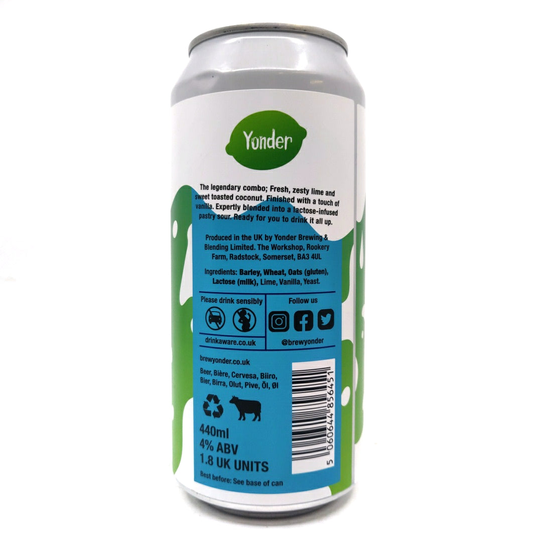 Yonder Coconut Key Lime Pie Pastry Sour 4% (440ml can-Hop Burns & Black