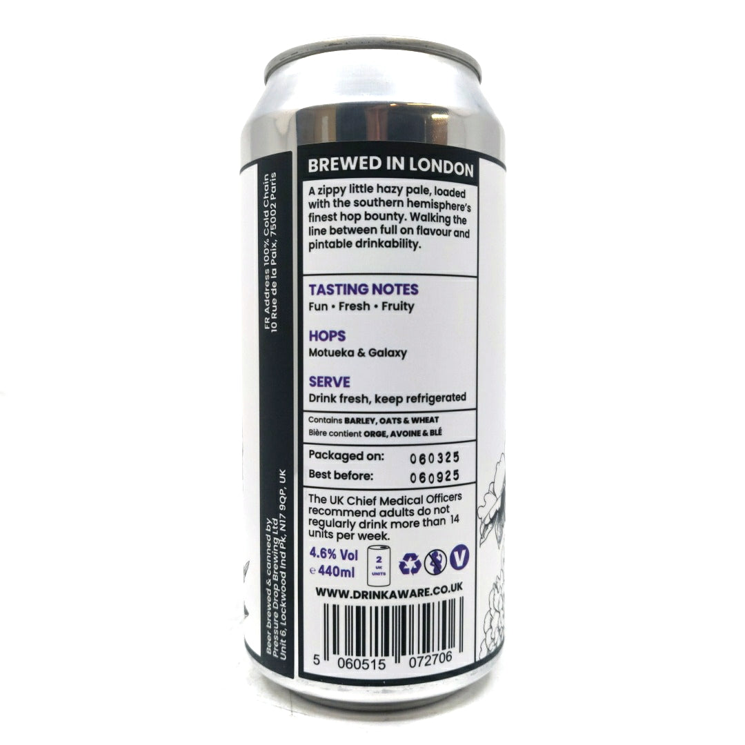 Pressure Drop Bunch New England Pale Ale 4.6% (440ml can)-Hop Burns & Black
