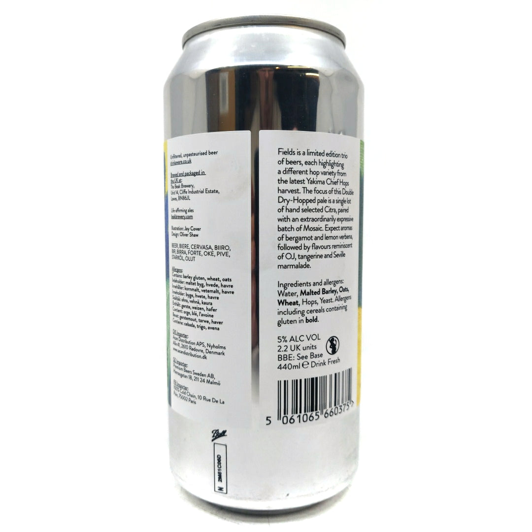 Beak Brewery Fields #1 DDH Pale Ale 5% (440ml can)-Hop Burns & Black