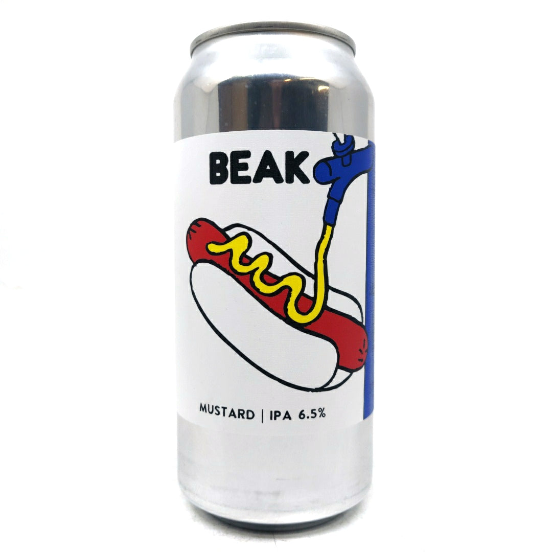 Beak Brewery Mustard IPA 6.5% (440ml can)-Hop Burns & Black