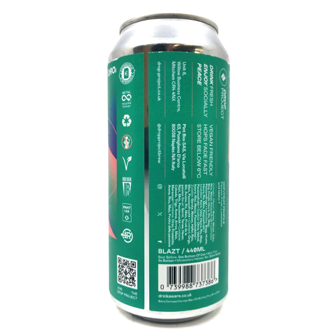 Drop Project Blazt Passion Fruit Pale 4.9% (440ml can)-Hop Burns & Black