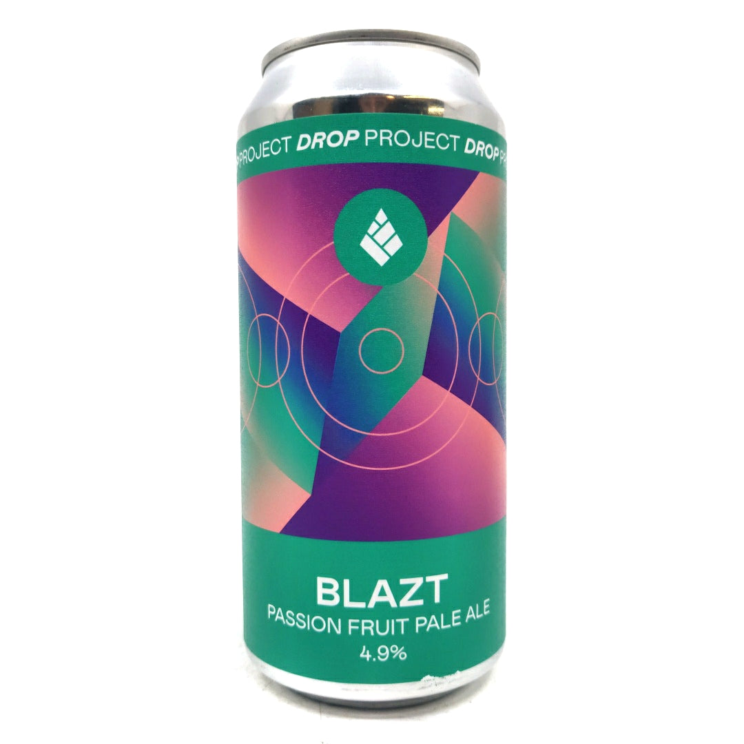 Drop Project Blazt Passion Fruit Pale 4.9% (440ml can)-Hop Burns & Black