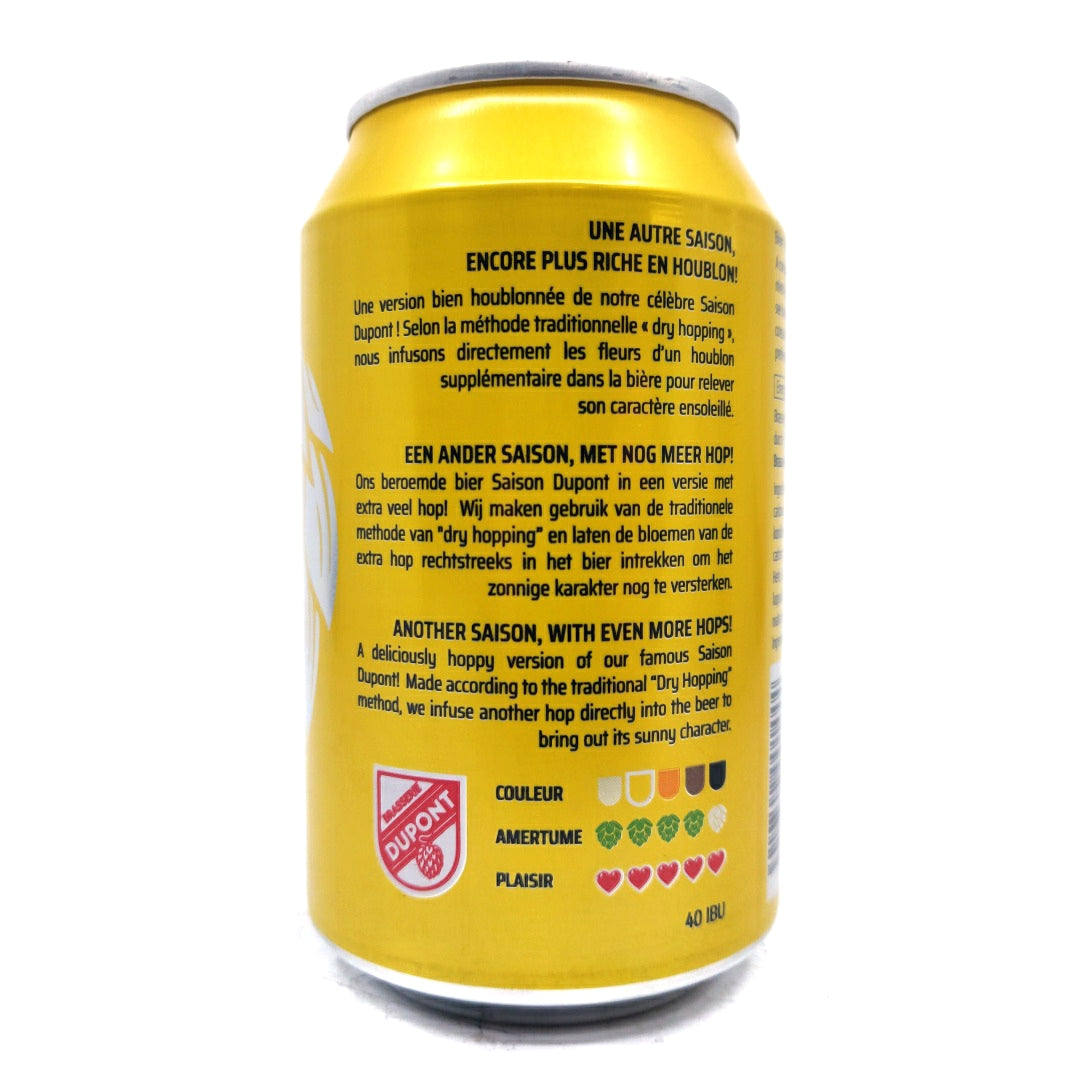Saison Dupont Dry Hop 6.5% (330ml can)-Hop Burns & Black