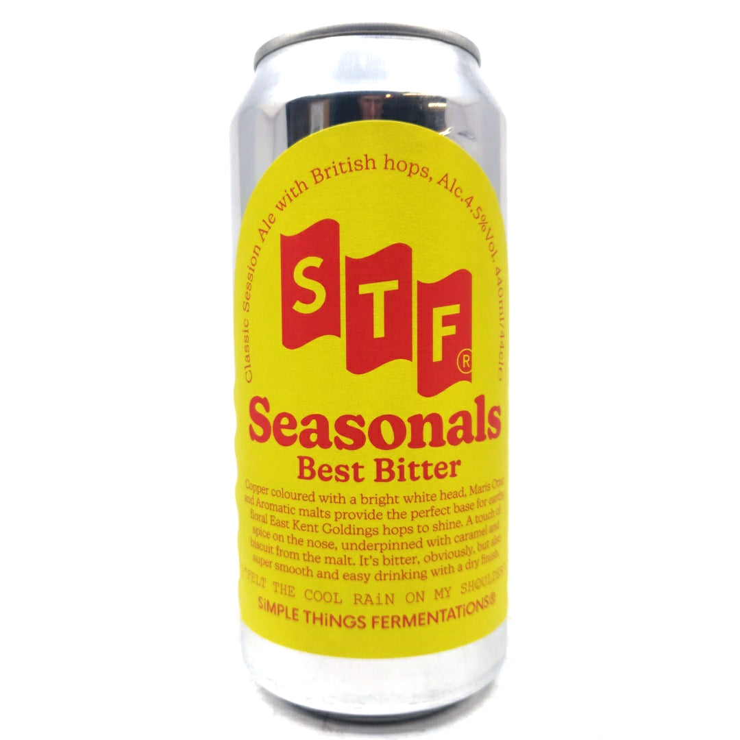 Simple Things Fermentations Best Bitter 4.5% (440ml can)-Hop Burns & Black