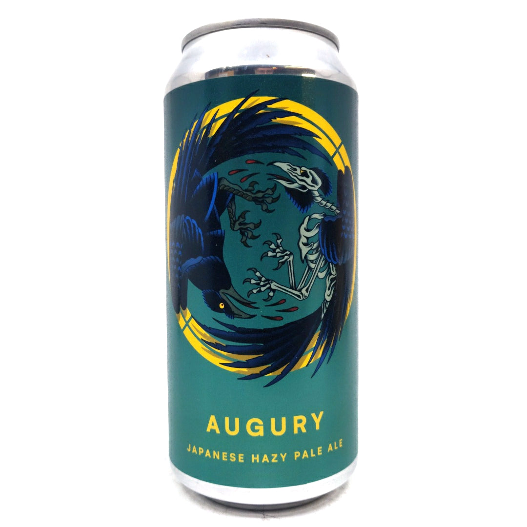 Otherworld Augury Hazy Pale 4.3% (440ml can)-Hop Burns & Black