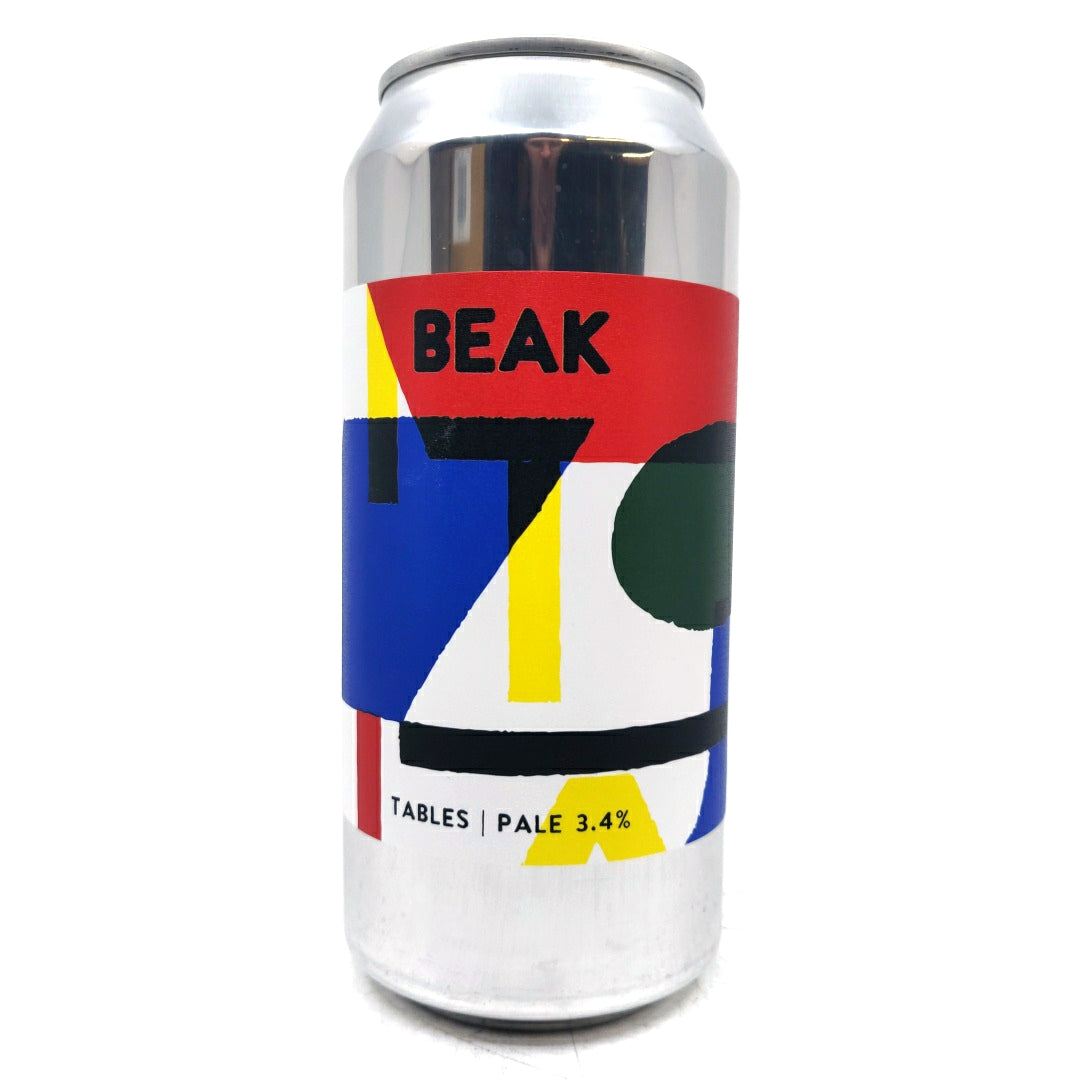 Beak Brewery Tables Pale Ale 3.4% (440ml can)-Hop Burns & Black