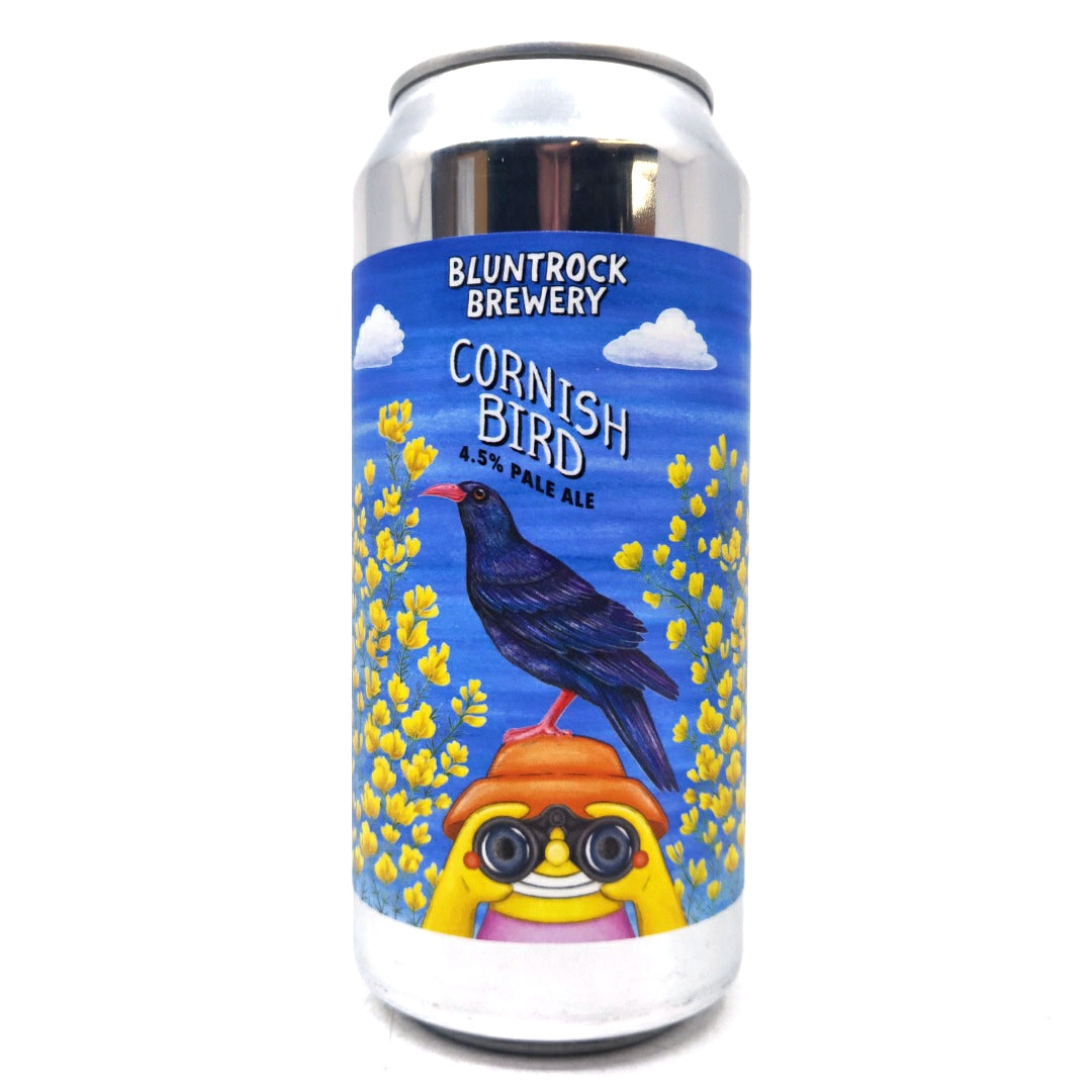 Bluntrock Cornish Bird Pale Ale 4.5% (440ml can)-Hop Burns & Black