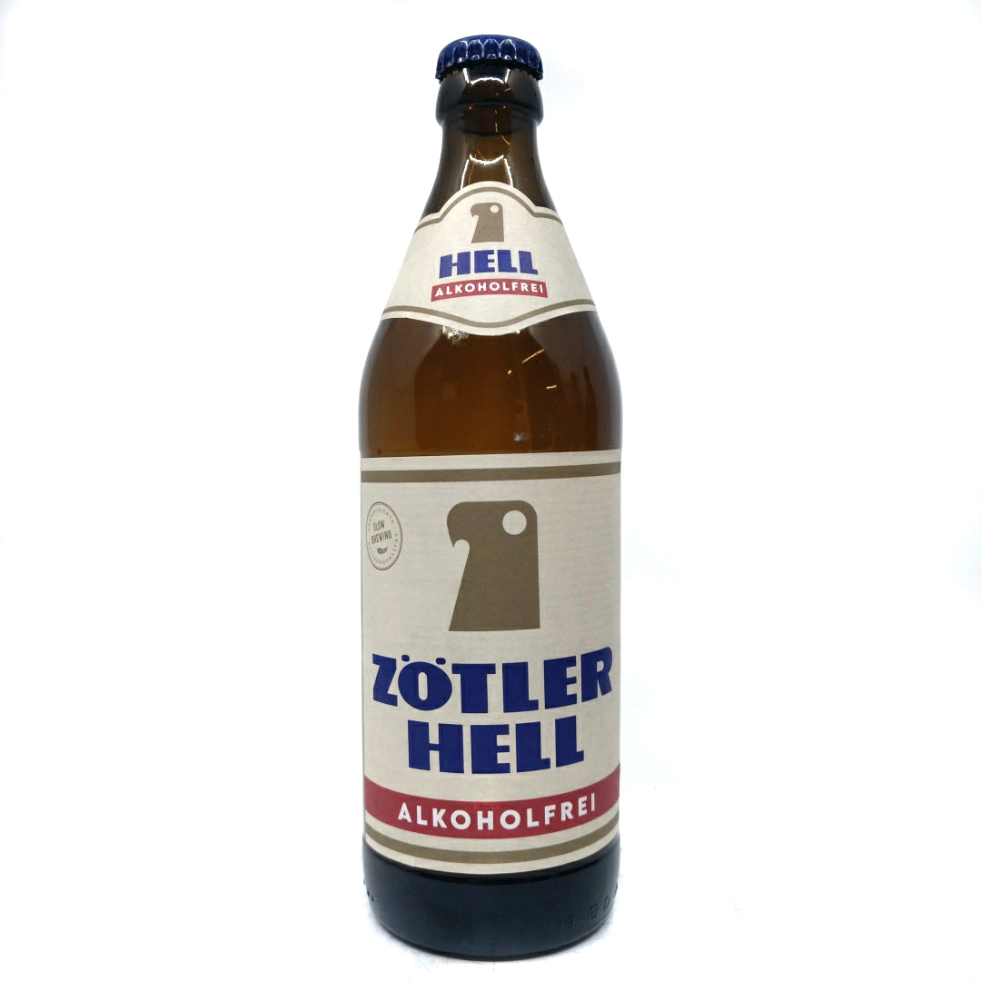 Zotler Bayerisch Hell Alcohol Free 0.2% (500ml)-Hop Burns & Black
